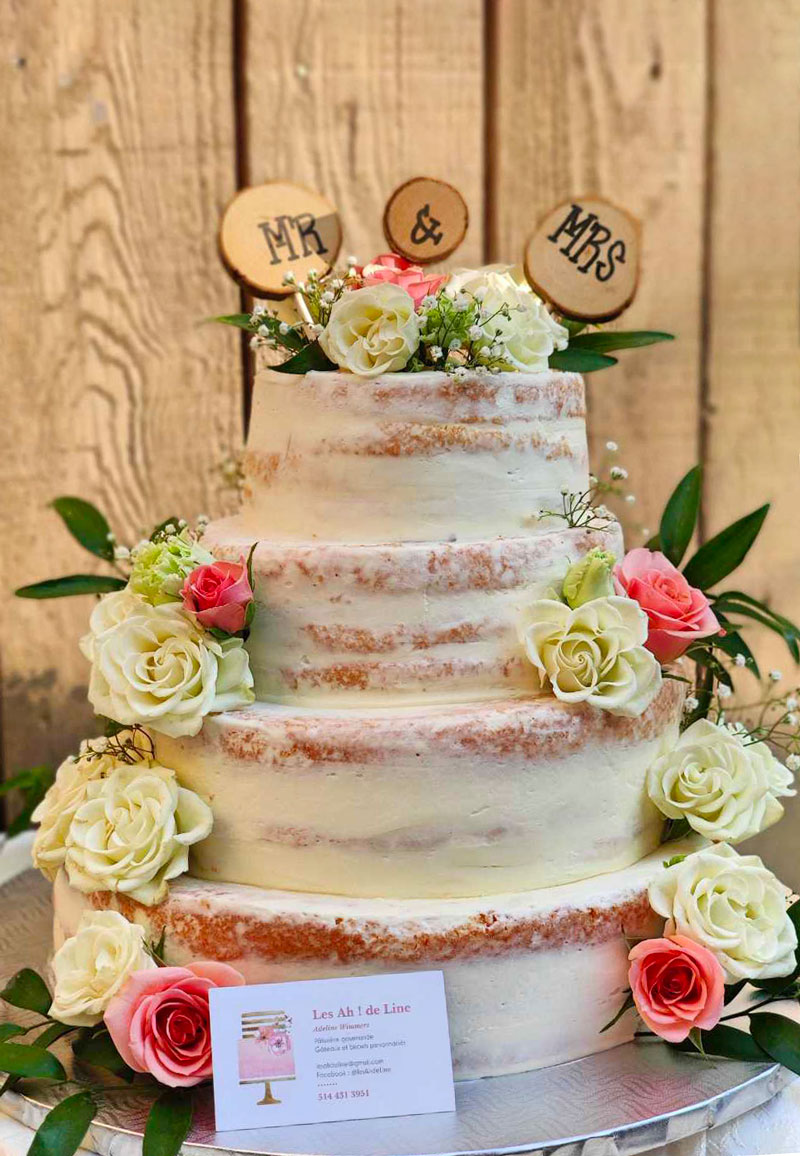Gâteau de mariage - Naked cake