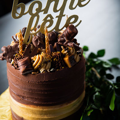 Gâteau de fête chocolat - Les Ah! de Line - Pâtisseries gourmandes