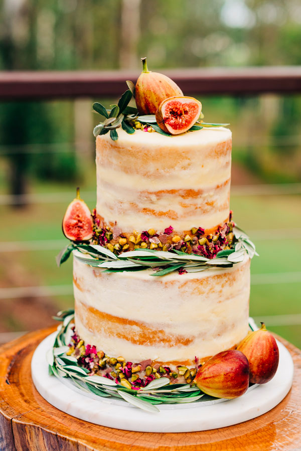 Gâteau de mariage - Naked
