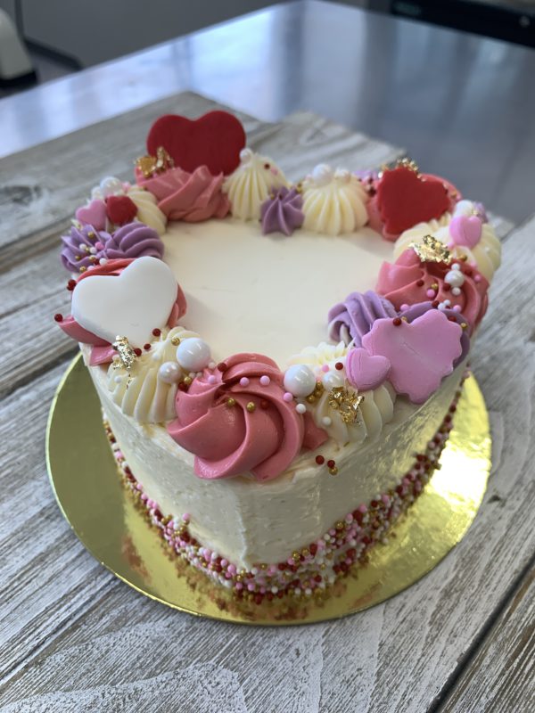 Gâteau coeur à partager